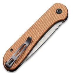 CIVIVI Knives CIVIVI Button Lock Elementum-Brown Micarta (3.47" SW 14C28N) C2103D -Boker Shop C2103D Button Lock Elementum 6 37499.1674057847
