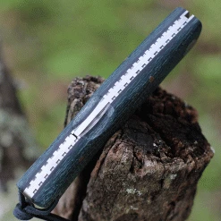 Castillo Knives Torre Lockback Folding, C3JGM, 3" Sandvik 14C28N Blade, Juniper Green Micarta Handles -Boker Shop C3JGM.3 60982.1636042558