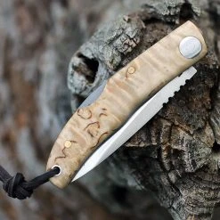 Castillo Knives Castillo Listo - Curly Birch (2.5" 14C28N) C4CUB -Boker Shop C4CUB.2 81898.1675711121