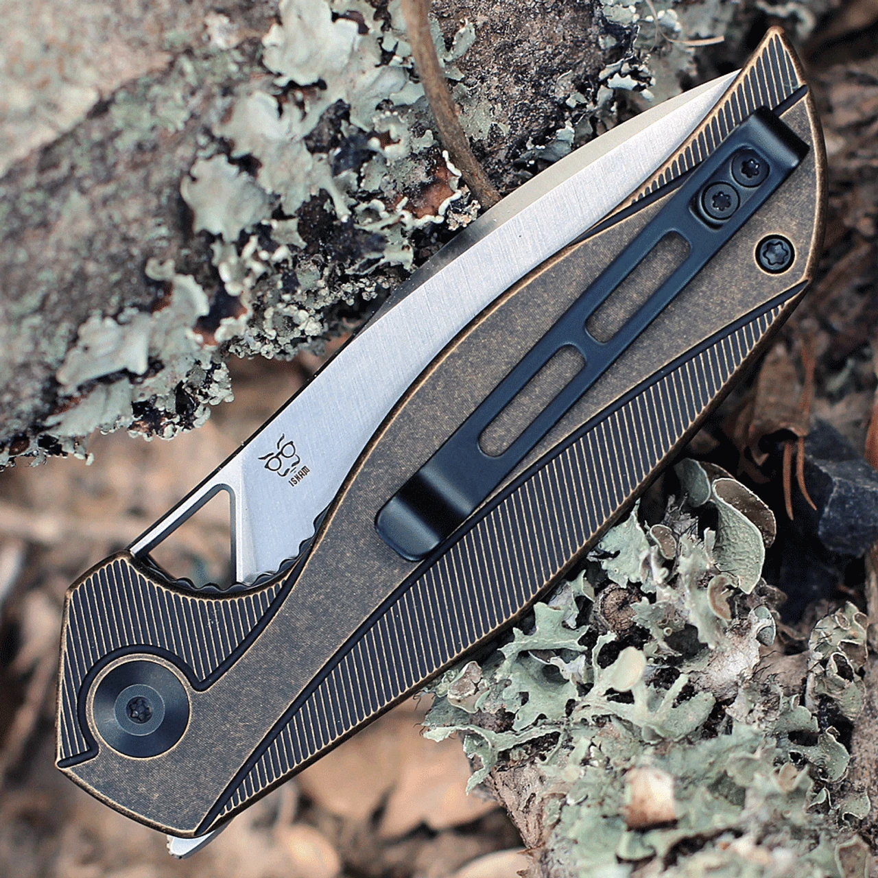 CIVIVI Knives CIVIVI Anthropos-Brass (3.25" Satin 154CM) C903D 4 CIVIVI Knives CIVIVI Anthropos-Brass (3.25" Satin 154CM) C903D - Image 4