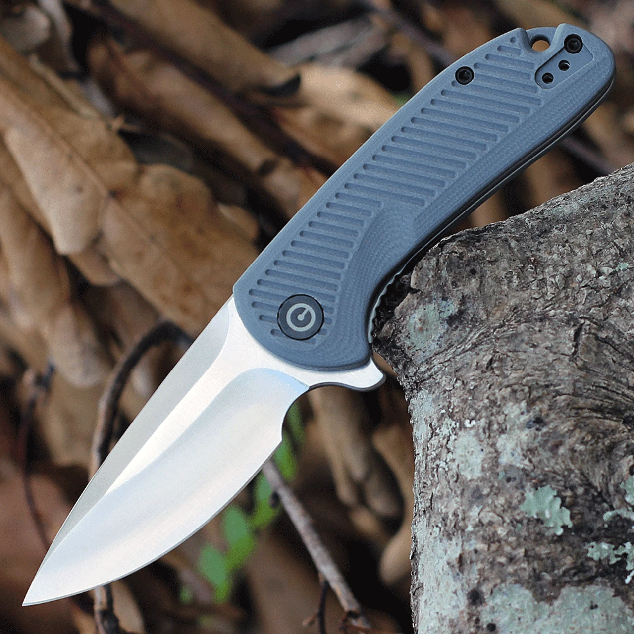 CIVIVI Knives CIVIVI Durus-Gray G10 (3.00" Satin D2) C906A 1 CIVIVI Knives CIVIVI Durus-Gray G10 (3.00" Satin D2) C906A