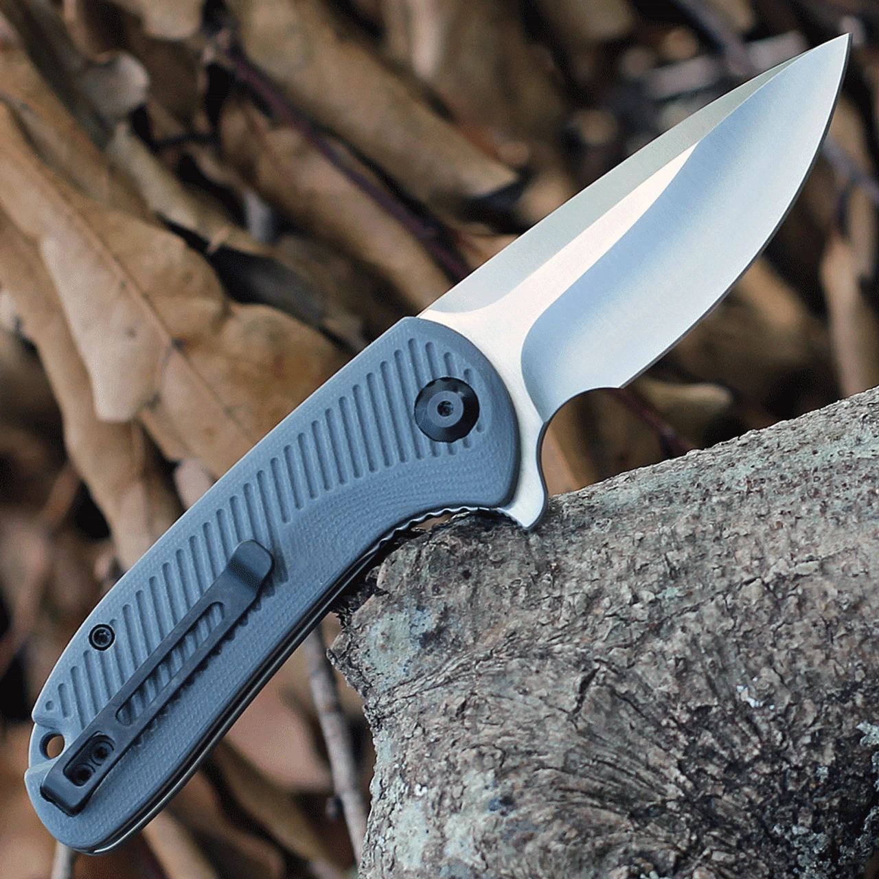 CIVIVI Knives CIVIVI Durus-Gray G10 (3.00" Satin D2) C906A 2 CIVIVI Knives CIVIVI Durus-Gray G10 (3.00" Satin D2) C906A - Image 2