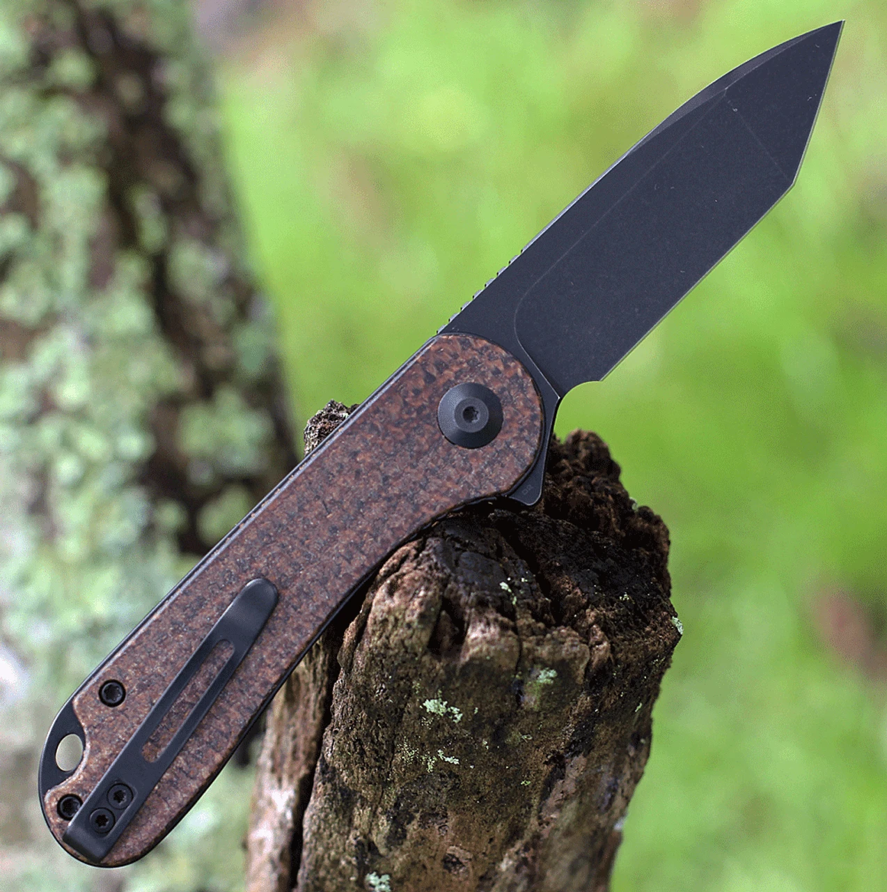 CIVIVI Elementum-Dark Brown Matrix Micarta (2.96" BW D2) C907T-C CIVIVI Knives CIVIVI Elementum-Dark Brown Matrix Micarta (2.96" BW D2) C907T-C -Boker Shop C907T C.1 79927.1673967722