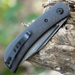 CIVIVI Knives CIVIVI Appalachian Drifter II-Blk CF (2.96" Damascus) C19010C-DS3 -Boker Shop CIVC19010CDS3.2 25749.1673628956