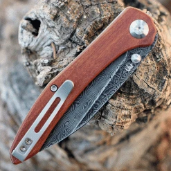 CIVIVI Knives CIVIVI Hadros-Cuibourtia Wood (3.35" Damascus) C20004-DS1 -Boker Shop CIVC20004DS1.2 33683.1673556476