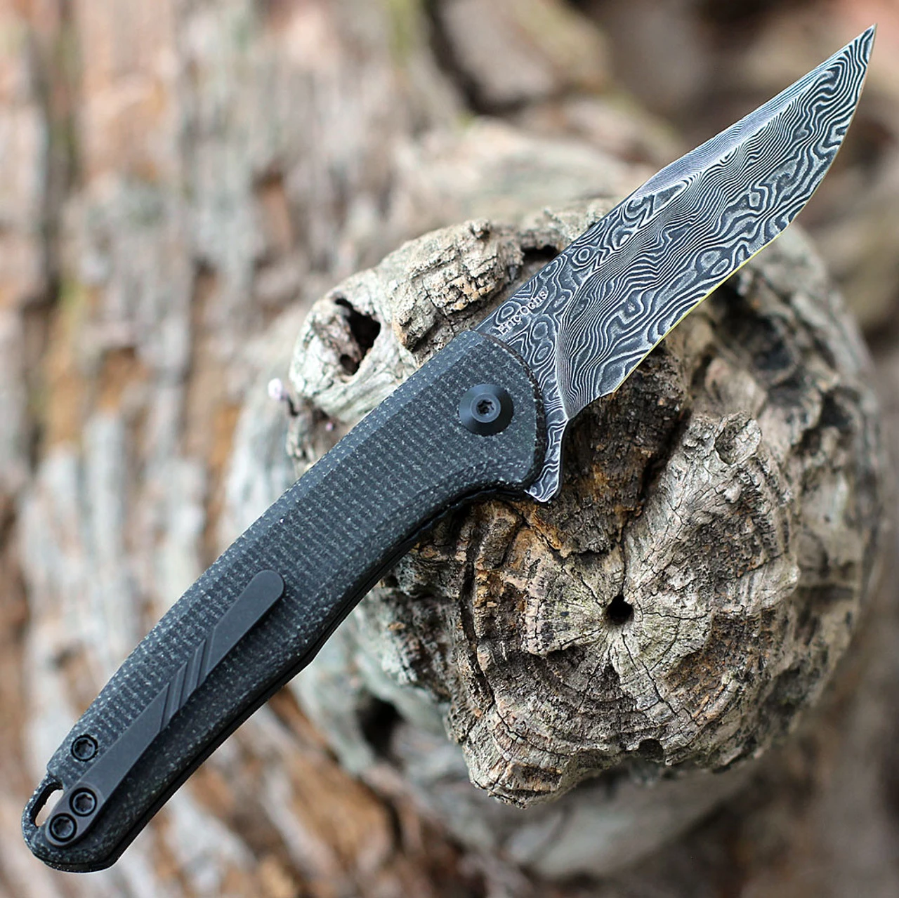 CIVIVI Mini Sandbar-Blk Micarta (2.95" Damascus) C20011-DS1 CIVIVI Knives CIVIVI Mini Sandbar-Blk Micarta (2.95" Damascus) C20011-DS1 -Boker Shop CIVC20011DS1.2 49467.1671142270