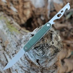 CIVIVI Knives CIVIVI Crit Front-Green Micarta (3.18" SW Nitro-V ) C20014F-3