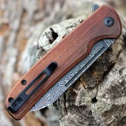 CIVIVI Knives CIVIVI Chevalier-Cuibourtia Wood (3.46" Damascus) C20022-DS1 -Boker Shop CIVC20022 DS1.3 70620.1671143142