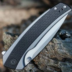 CIVIVI Knives CIVIVI Teraxe Flipper-Gray Steel / Blk G10 (3.48" Nitro-V BB) C20036-3 -Boker Shop CIVC200363.2 57971.1667501685