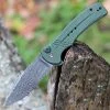 CIVIVI Knives CIVIVI Cogent-Green Micarta (3.47" Damascus) C20038D-DS1