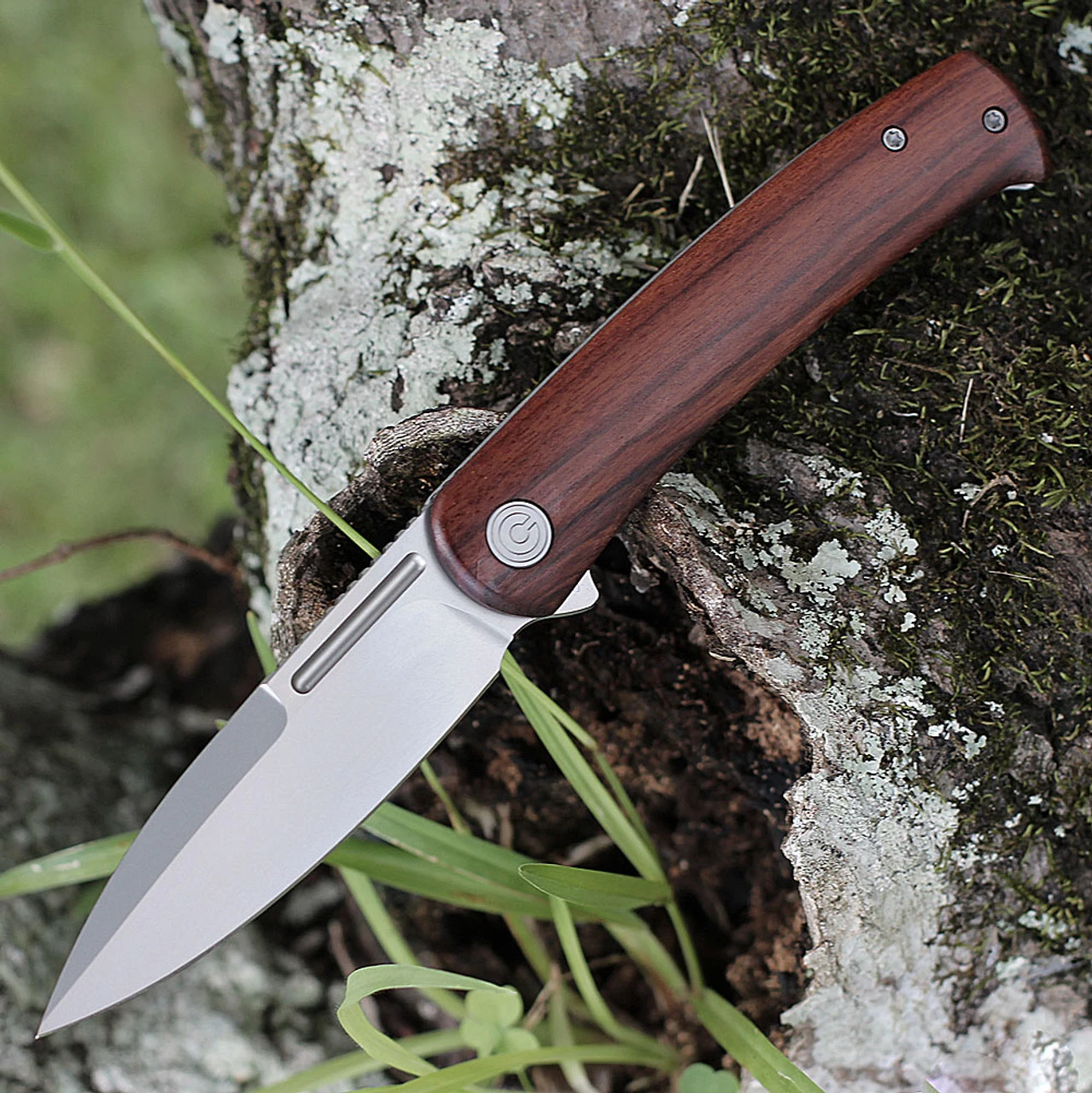 CIVIVI Knives CIVIVI Cetos-Cuibourtia Wood (3.48" BB 14C28N) C21025B-4 1 CIVIVI Knives CIVIVI Cetos-Cuibourtia Wood (3.48" BB 14C28N) C21025B-4