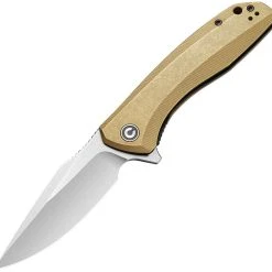 CIVIVI Knives CIVIVI Baklash-Brass (3.50" Satin 154CM) C801J