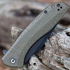 Carry All CIVIVI Baklash Flipper - Green Micarta (3.50" 9Cr18MoV Blk SW) C801K 6 Carry All CIVIVI Baklash Flipper - Green Micarta (3.50" 9Cr18MoV Blk SW) C801K -Boker Shop CIVC801K.3 58192.1660743448