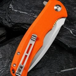 CIVIVI Knives CIVIVI Praxis-Orange G10 (3.75" Satin 9Cr18MoV) C803D -Boker Shop CIVC803D.3 77602.1674758558