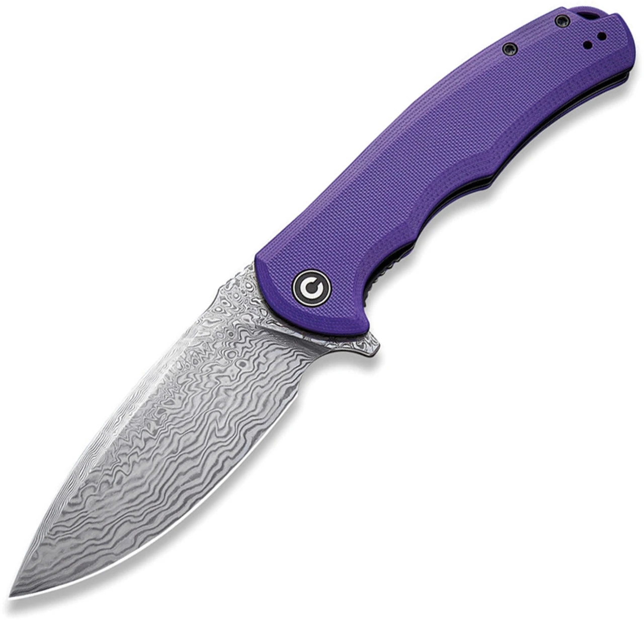 CIVIVI Knives CIVIVI Praxis-Purple G10 (3.75 Damascus) C803DS-2 1 CIVIVI Knives CIVIVI Praxis-Purple G10 (3.75 Damascus) C803DS-2