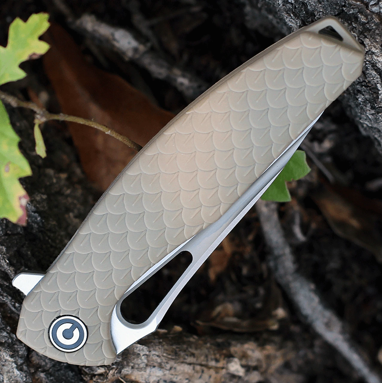 CIVIVI Knives CIVIVI Wyvern-Tan FRN (3.45" Satin D2) C902C 3 CIVIVI Knives CIVIVI Wyvern-Tan FRN (3.45" Satin D2) C902C - Image 3