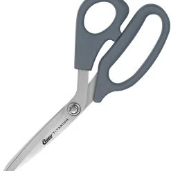 Clauss 8" Ultraflex® Bent Shear 18081, Titanium Bonded Blades, Gray Ultraflex Handles