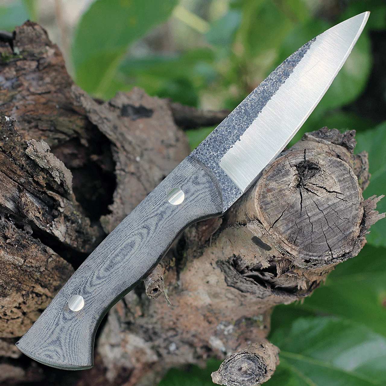 Condor Bush Slicer Sidekick CTK3956, 4.2" 1095 Plain Blade, Gray Micarta 2 Condor Bush Slicer Sidekick CTK3956, 4.2" 1095 Plain Blade, Gray Micarta - Image 2