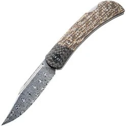 CIVIVI Knives CIVIVI Rustic Gent-Brown Micarta (2.97" Damascus) C914DS-2