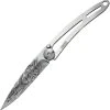 Deejo Knives Deejo 15g Tattoo Lion DEE7AK001, 2" Z40C13 Plain Blade, Stainless Handle