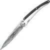 Deejo Knives Deejo 27G Infinity Blade Tattoo, 3" Z40C13 SS Blade, Ebony Handle