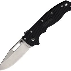 Demko Knives Demko AD20.5 Shark Lock Black (3" D2 Clip Point SW)