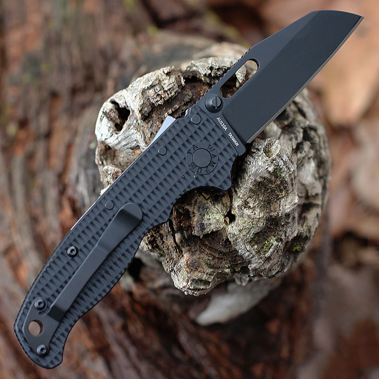 Demko AD20.5 Shark Lock Black (3" AUS-10A Shark Foot Blk) Demko Knives Demko AD20.5 Shark Lock Black (3" AUS-10A Shark Foot Blk) -Boker Shop DEMAD205F22B.2 14399.1647369248