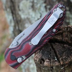 Doug Ritter Knives And Gear Doug Ritter Mini-RSK® MK1-G2 Knifeworks Exclusive - G-Mascus® Red G-10/Stonewashed -Boker Shop DR54191.1 04380.1612557428