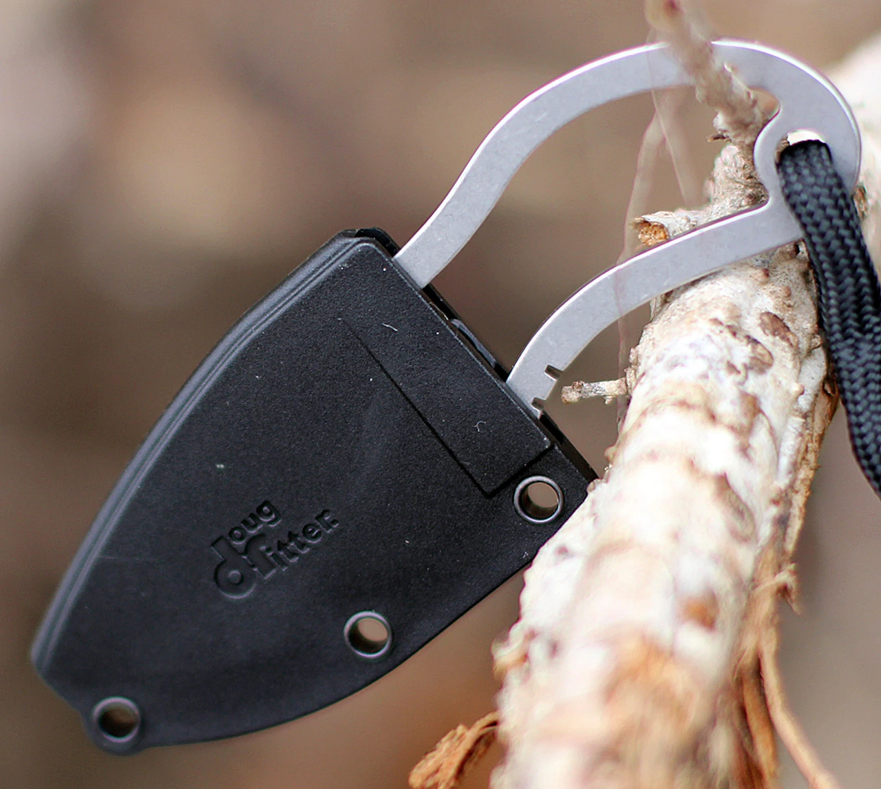 Doug Ritter Knives And Gear Doug Ritter RSK® Mk5 Survival Knife, 1.75" Stonewashed Fixed Blade, Black Sheath 3 Doug Ritter Knives And Gear Doug Ritter RSK® Mk5 Survival Knife, 1.75" Stonewashed Fixed Blade, Black Sheath - Image 3