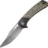 CIVIVI Knives CIVIVI Dogma-Brass (3.46" Damascus) C2005DS-1