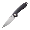 CJRB Cutlery Small Feldspar J1912S-BKC, 3.0" D2 Steel Stonewashed Plain Blade, Contoured Black G-10 Handle
