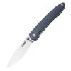 CJRB Cutlery RIA J1917-GYC, 2.95" 12C27 Sand Polish Plain Blade, Blue-Gray G-10 Handle