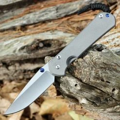 Chris Reeve Large Sebenza 31 Double Lug - Gray Ti (3.6" S45VN Drop Point)