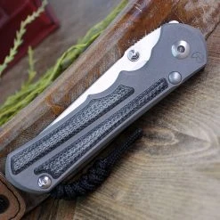 Chris Reeve Large Inkosi Insingo - Black Canvas Micarta Inlay ( 3.6" CPM S45VN) LIN-1028 (DOB 9/7/22) -Boker Shop LIN 1028.2 84807.1583427688