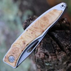 Chris Reeve Mnandi Inlay Box Elder - 2.75" S45VN Drop Point (MNA-1008) -Boker Shop MNA 1008.2 31056.1670512959