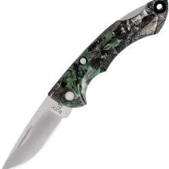 Buck Knives Buck 283CMS20 Nano Bantam Lockback, 1.88" 420HC Plain Blade, Realtree Xtra Green GRN Handle