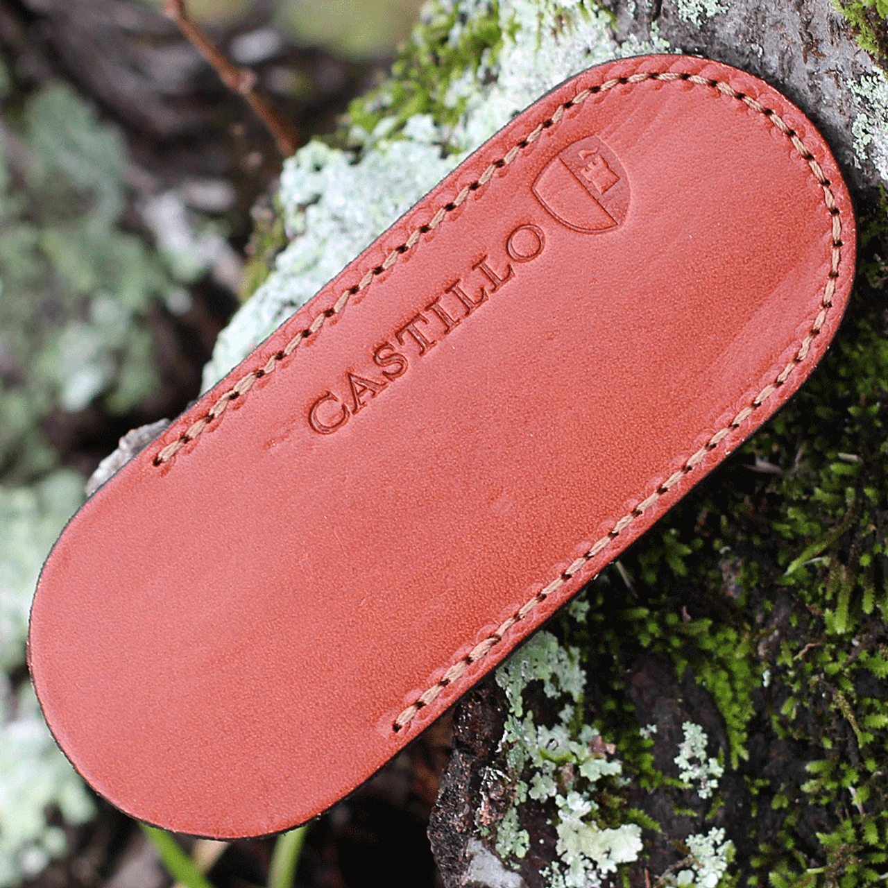 Castillo Knives Muralla Folding Lockback, C2WBM, 3.5" Sandvik 14C28N Plain Blade, Wheat Brown Micarta Handle 5 Castillo Knives Muralla Folding Lockback, C2WBM, 3.5" Sandvik 14C28N Plain Blade, Wheat Brown Micarta Handle - Image 5