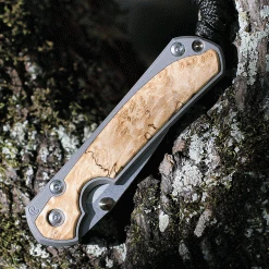 Chris Reeve Small Sebenza 31 Box Elder Burl Inlay (2.99" S45VN SW Drop Point) -S31-1108 (DOB-10/31/22) 6 Chris Reeve Small Sebenza 31 Box Elder Burl Inlay (2.99" S45VN SW Drop Point) -S31-1108 (DOB-10/31/22) -Boker Shop S31 1108.3 58495.1624993357
