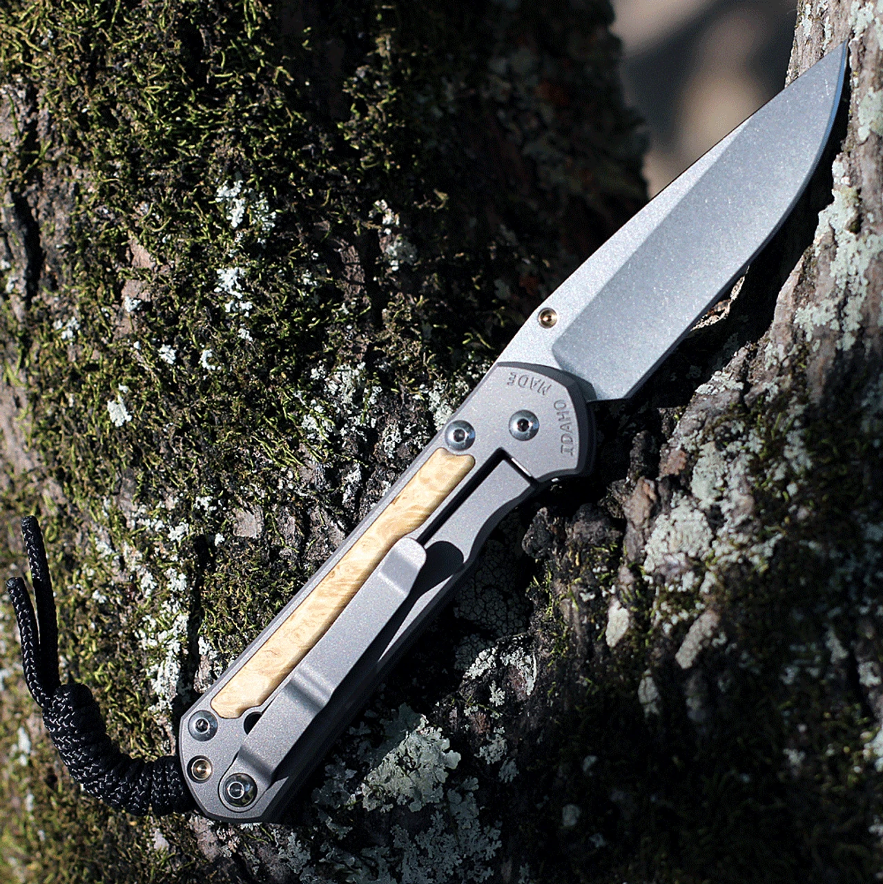 Chris Reeve Small Sebenza 31 Box Elder Burl Inlay (2.99" S45VN SW Drop Point) -S31-1108 (DOB-10/31/22) 2 Chris Reeve Small Sebenza 31 Box Elder Burl Inlay (2.99" S45VN SW Drop Point) -S31-1108 (DOB-10/31/22) - Image 2