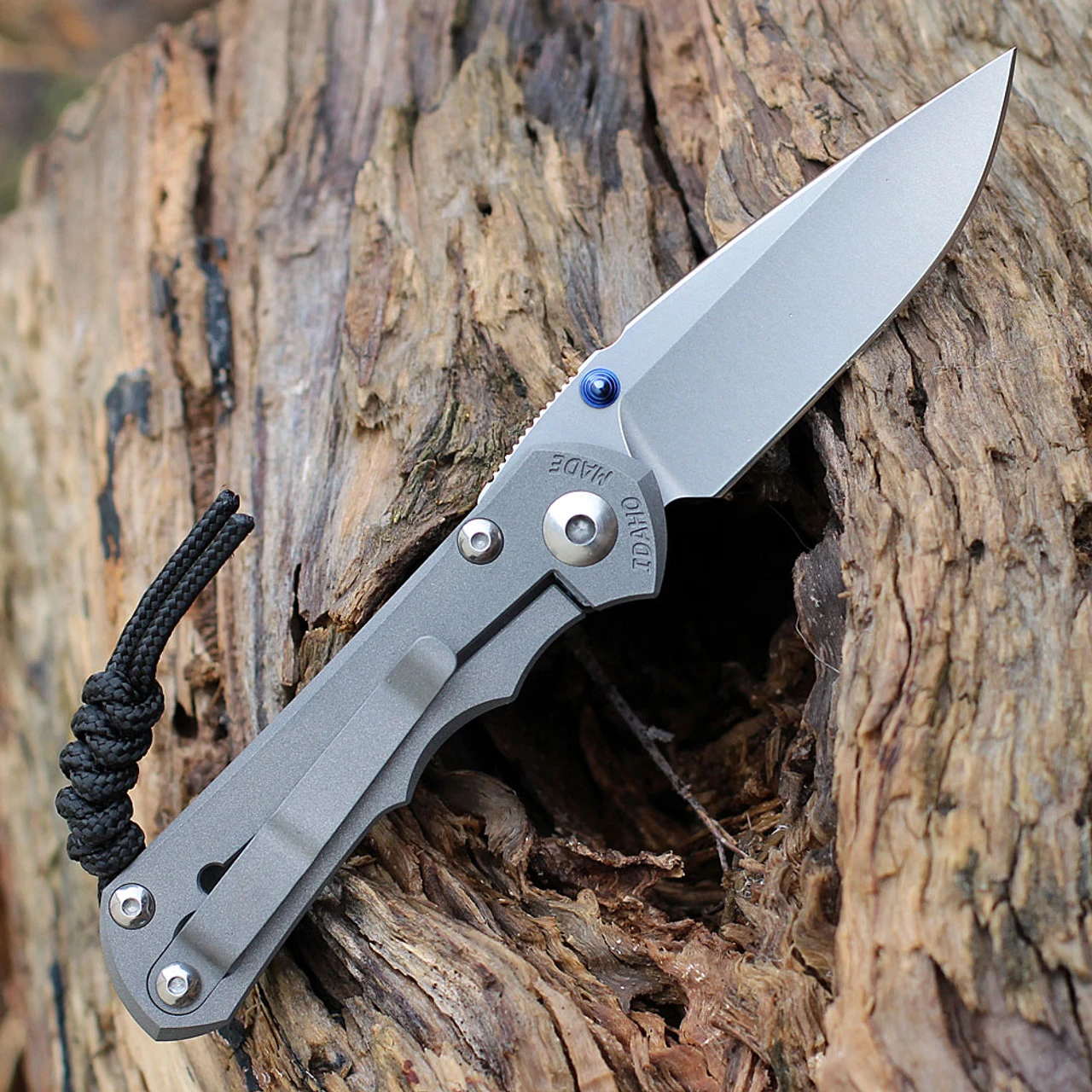 Chris Reeve Small Inkosi, 2.75" CPM S45VN Stonewashed Drop Point Blade (SIN-1000) 2 Chris Reeve Small Inkosi, 2.75" CPM S45VN Stonewashed Drop Point Blade (SIN-1000) - Image 2