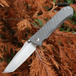 Chris Reeve Umnumzaan - Titanium (3.7" CPM S45VN Tanto) UMN-1002