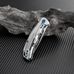 Artisan Cutlery Artisan Small Tradition ATZ1702GSST, 3.27" S35VN Plain Blade, Satin TC4 Titanium Handle -Boker Shop atz1702gsst 2 19635.1566586006