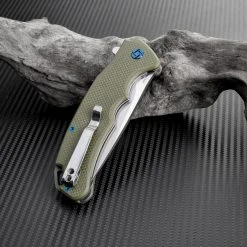 Artisan Cutlery Artisan Tradition ATZ1702PGN, 3.94" D2 Plain Blade, OD Green G-10 Handle -Boker Shop atz1702pgn 2 69470.1566586020