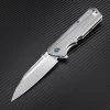 Artisan Cutlery Artisan Littoral ATZ1703GGY, 3.54" S35VN Plain Blade, Gray Titanium TC4 Handle