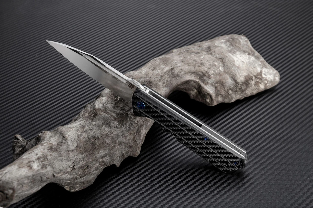 Artisan Cutlery Artisan Littoral ATZ1703PCF, 3.54 In. S35VN Plain Blade, Carbon Fiber Handle 3 Artisan Cutlery Artisan Littoral ATZ1703PCF, 3.54 In. S35VN Plain Blade, Carbon Fiber Handle - Image 3