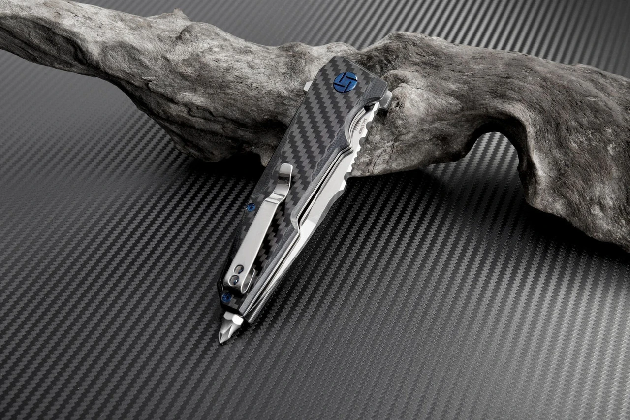 Artisan Cutlery Artisan Predator ATZ1706PCF, 3.74" S35VN, Carbon Fiber Handle 3 Artisan Cutlery Artisan Predator ATZ1706PCF, 3.74" S35VN, Carbon Fiber Handle - Image 3