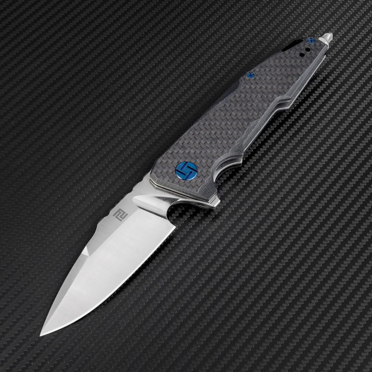 Artisan Cutlery Artisan Predator ATZ1706PCF, 3.74" S35VN, Carbon Fiber Handle 1 Artisan Cutlery Artisan Predator ATZ1706PCF, 3.74" S35VN, Carbon Fiber Handle