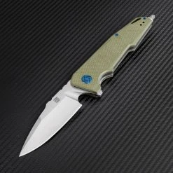 Artisan Cutlery Artisan Predator ATZ1706PGN, 3.74" D2 Steel, OD Green G-10 Handle