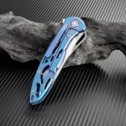 Artisan Cutlery Artisan Dragonfly ATZ1801GBUM, 3.94" M390 Plain Blade, Blue TC4 Titanium Handle 6 Artisan Cutlery Artisan Dragonfly ATZ1801GBUM, 3.94" M390 Plain Blade, Blue TC4 Titanium Handle -Boker Shop atz1801gbus 2 1 28512.1566586053