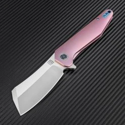 Artisan Cutlery Artisan Osprey ATZ1803GREM, 3.74" M390 Plain Blade, Rose TC4 Titanium Handle -Boker Shop atz1803gre 1 54976.1566585959